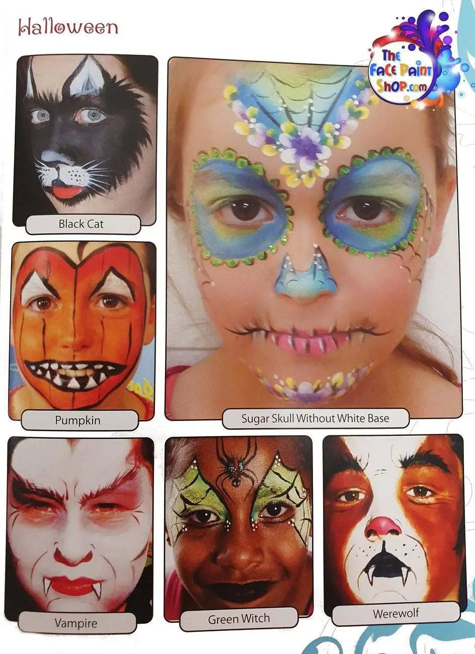 Book of Face Art by Chantal Fairy - Beginners Face Painting-4